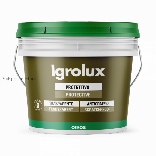 Защитный прозрачный акриловый лак Igrolux Satinato (полумат) (0,75Л)