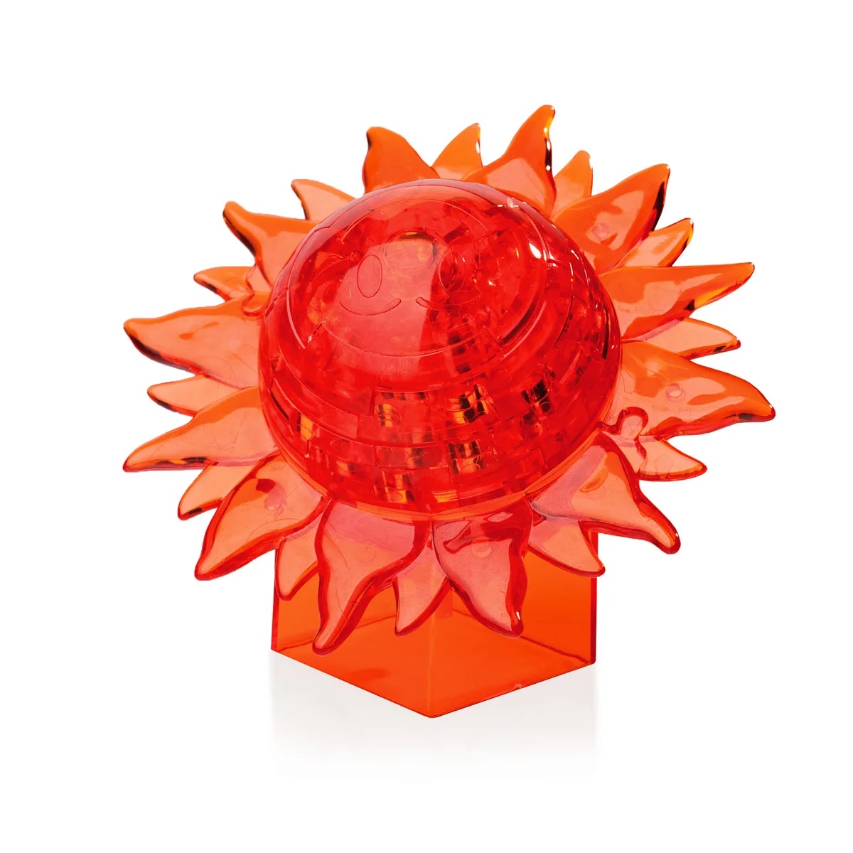 Пазл головоломка 3D Кристал Оранжевое солнышко смайл 40 деталей