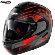 Шлем Nolan N90-3 Comeback N-Com, Черно-красный