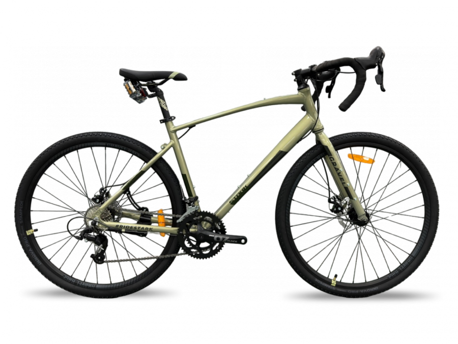 Гравийный Велосипед Stark Gravel 700.1 D (2024) (Фисташковый Графитовый)