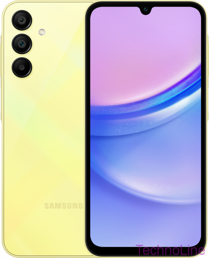 Смартфон Samsung Galaxy A15 4G 8/256 ГБ, Dual nano SIM, желтый EU