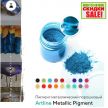 ВЕСЕННЯЯ РАСПРОДАЖА SALE! Металлический пигмент порошковый для эпоксидной смолы Artline Metallic Pigment голубой 10 г MET-00-010-BLU