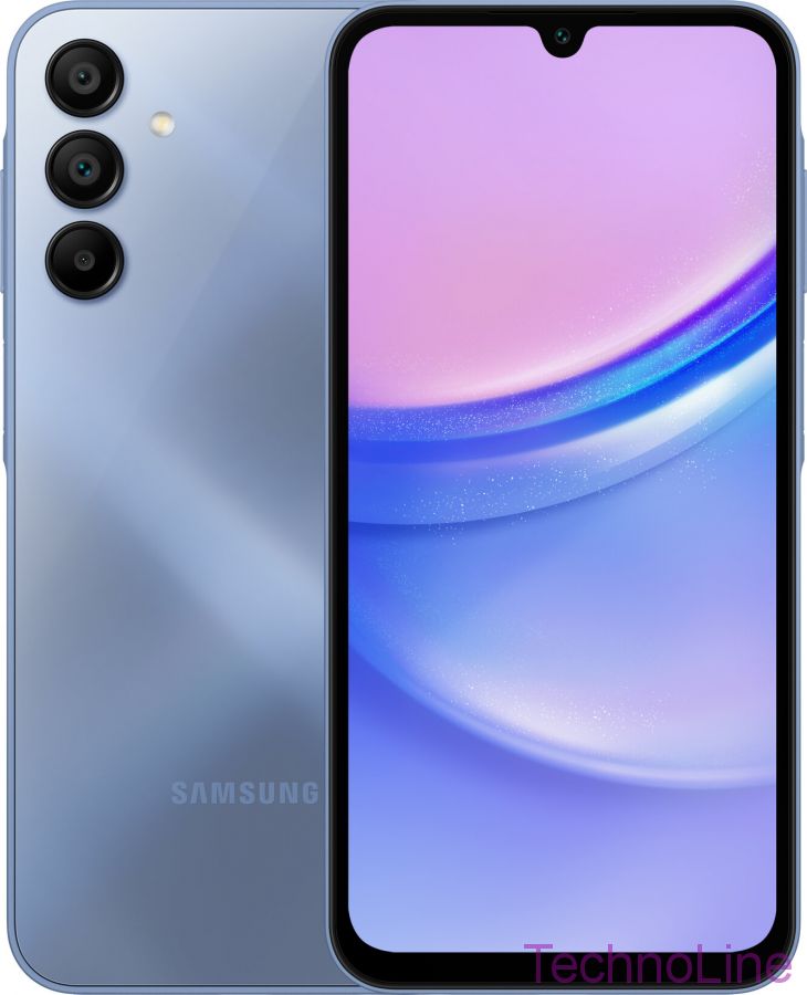 Смартфон Samsung Galaxy A15 4G 6/128 ГБ, Dual nano SIM, синий KZ