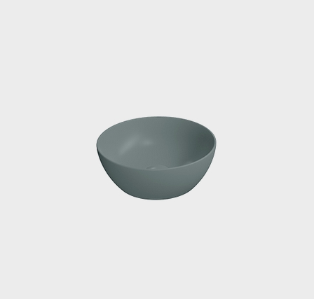 Изображение Раковина-чаша накладная круглая GSI PURA 885404 320 мм х 320 мм, цвет Agave Matte
