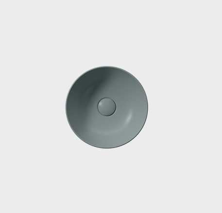 Раковина-чаша накладная круглая GSI PURA 885404 320 мм х 320 мм, цвет Agave Matte схема 2