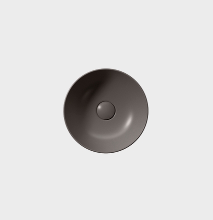 Раковина-чаша накладная круглая GSI PURA 885416 320 мм х 320 мм, цвет Bistro Matte схема 2