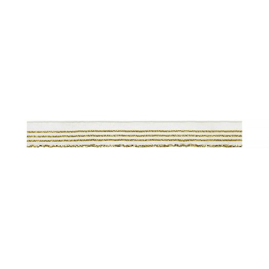 Лента капроновая BLITZ Розочка стягивающаяся 10 мм с люрексом по краю Разные цвета (ORT-10)