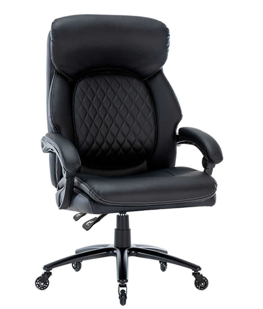 Кресло для руководителя CHAIRMAN 412 (Чёрное)