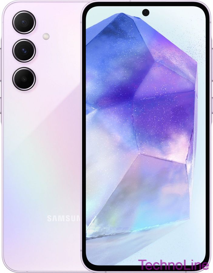 Samsung Galaxy A55 5G 8/128 ГБ, Dual: nano SIM + eSIM, фиолетовый RU