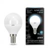 Лампа Gauss LED Globe E14 6.5W 100-240V 4100K 105101207 / МВ Лайт