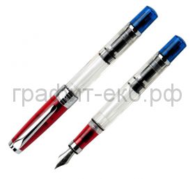 Ручка перьевая TWSBI Diamond 580 RBT сине-красный F M7446060