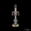 Лампа Настольная BOHEMIA IVELE CRYSTAL 1410L/1-27 G V7010 Золото, Стекло / Богемия Ивеле Кисталл