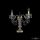 Лампа Настольная BOHEMIA IVELE CRYSTAL 1403L/2/141-39 G Золото, Стекло / Богемия Ивеле Кисталл