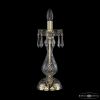Лампа Настольная BOHEMIA IVELE CRYSTAL 1403L/1-35 G Золото, Стекло / Богемия Ивеле Кисталл