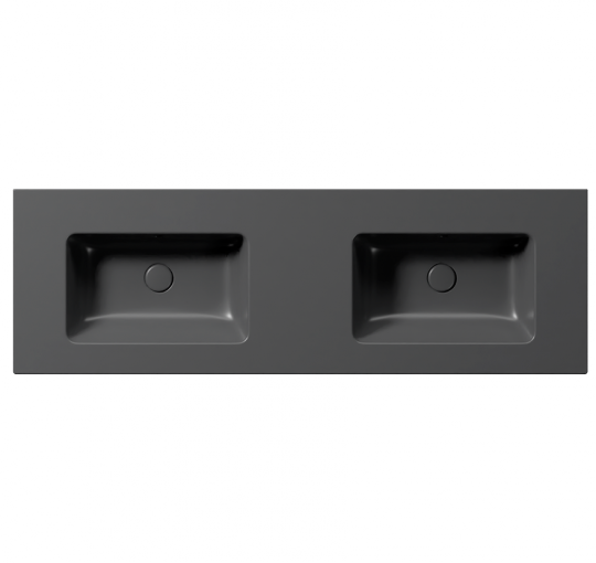 Двойная черная раковина GSI Pura 142x46 схема 2