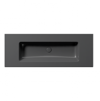 Черная раковина GSI Pura 122x46 схема 1
