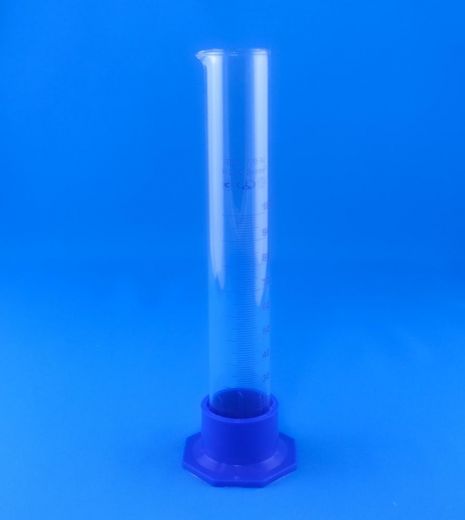 Цилиндр мерный, 3-100-2, 100 мл, с пластиковым основанием, с носиком