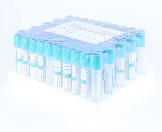 Пробирки вакуумные для плазмы, натрий гепарин,13х75 мм, 3 мл, пластик, упаковка 100 шт