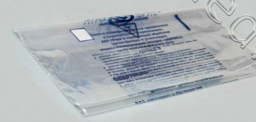 Пакеты (450х600 мм) полипропиленовые одноразовые с индикаторами стерилизации, для сбора и термической обработки (дезинфекции и утилизации) медико-биологических отходов