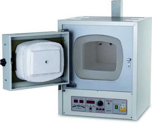Муфельная печь 10 л, +200/+1100 °C, с одноступенчатым микропроцессорным терморегулятором и вытяжкой