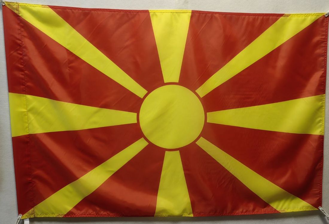Флаг Македонии 135х90см.