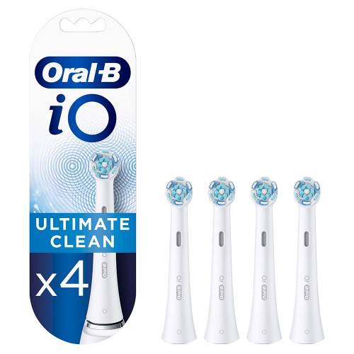 Набор насадок Oral-B iO Ultimate Clean для электрической щетки, белый, 4 шт.