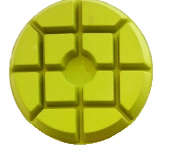 Круг алмазный шлифовальный (пад) № 5 диаметр 100 мм, толщина 12 мм, #100. Для полировки пола из гранита.