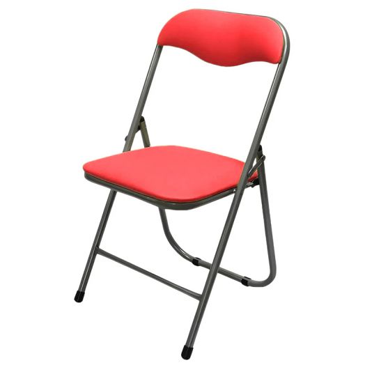 Складной стул  РС 04 (Цвет обивки Красный)