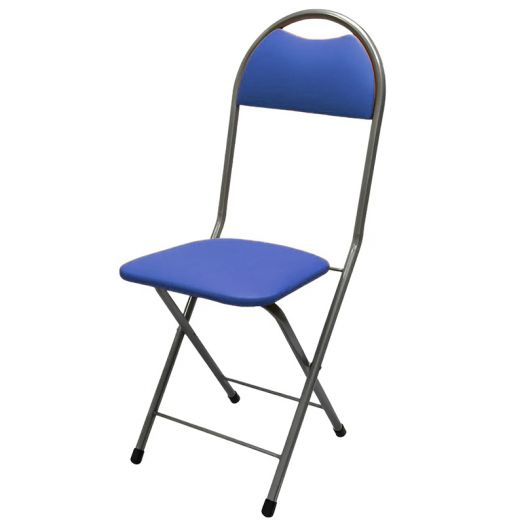 Складной стул  ДУГА (Цвет обивки Синий)