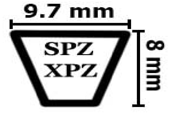 Ремень узкоклиновой SPZ-1887 Lp
