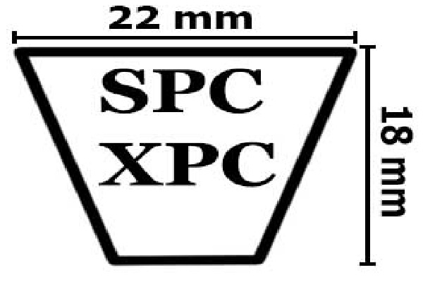 Ремень узкоклиновой SPC-4000 Lp