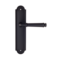 Дверная ручка на планке Fratelli Cattini Farfalla PL248 черный матовый