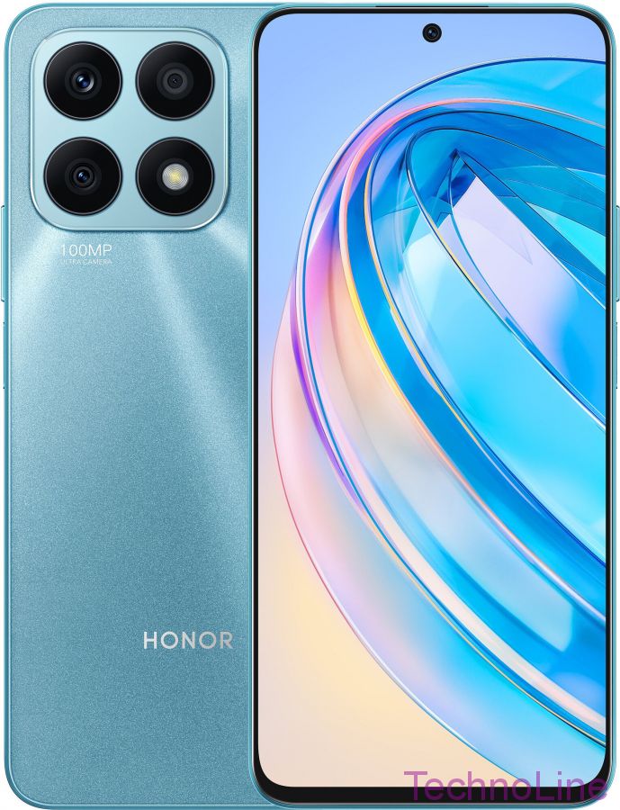 HONOR X8A 6/128 ГБ RU, Dual nano SIM, Cyan Lake