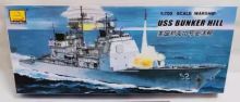 Сборная модель Военный корабль США Банкер Хилл CG-52 1:700
