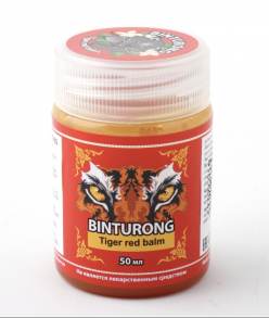 Binturong Tiger red Balm - Бальзам Красный Тигр, 50гр