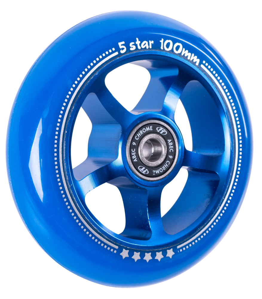 Колесо для самоката 100 мм 5-star, синий