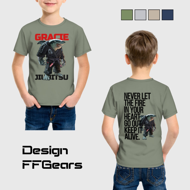 Детская футболка Gracie Jiu-Jitsu Print