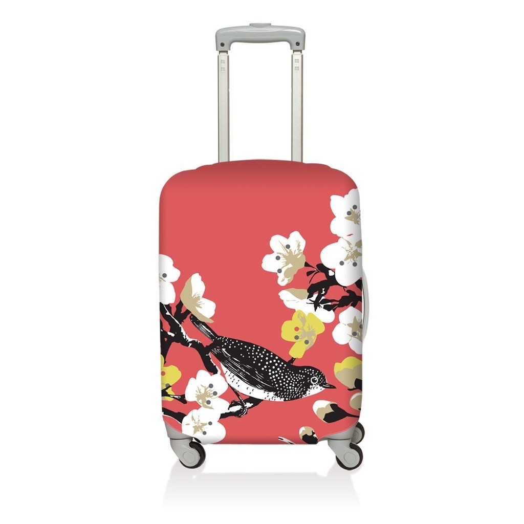 Чехол для чемодана LOQI LUGGAGE COVER M - PRIMA Cherry