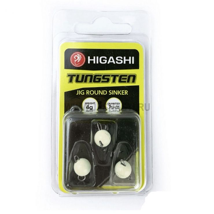 Грузило HIGASHI Jig Tungsten Sinker R (3гр) 3шт.