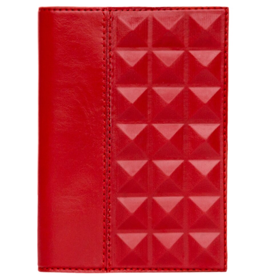 Макей Обложка на паспорт «Геометрия». Цвет красный