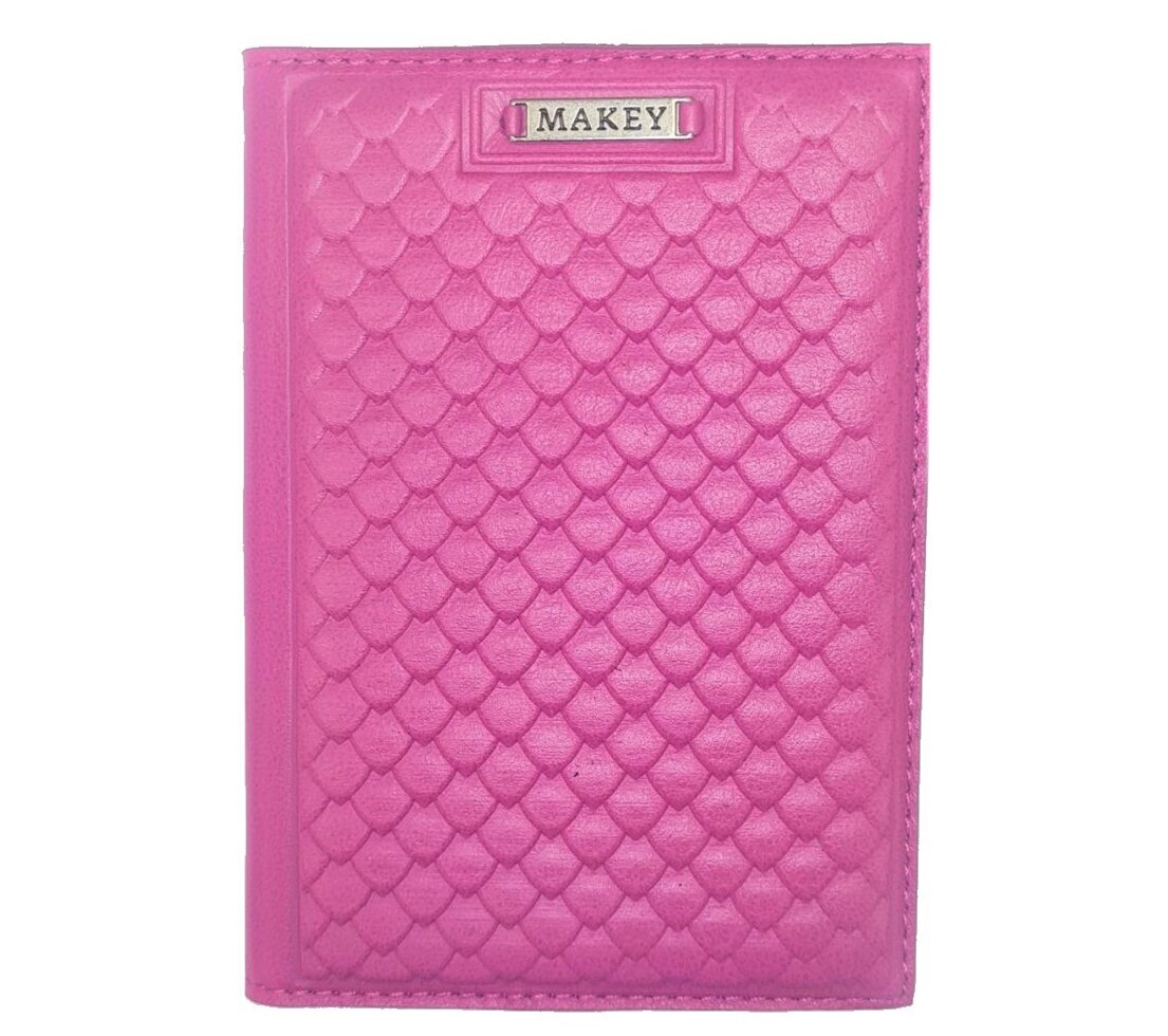 Макей Обложка на паспорт «Fleur». Цвет розовый