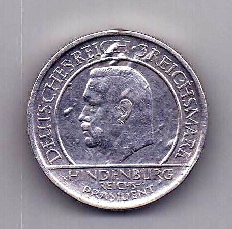 3 марки 1929 Германия