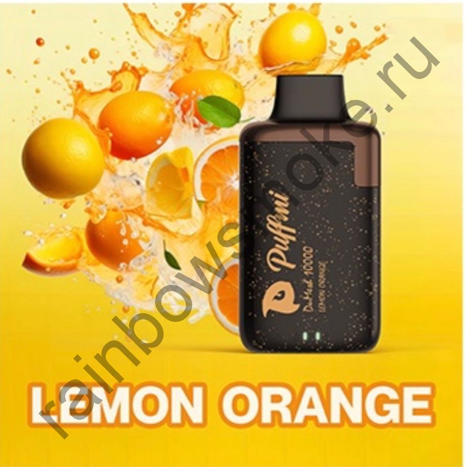 Электронная сигарета Puffmi DuMesh 10000 - Lemon Orange (Лимон Апельсин)