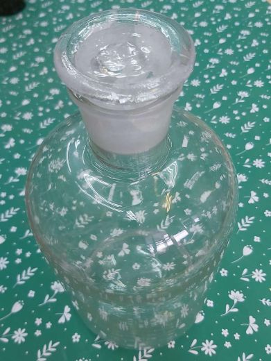 УЦЕНКА Склянка (штанглас), 2500 мл, светлое стекло, с притёртой пробкой, узкое горло