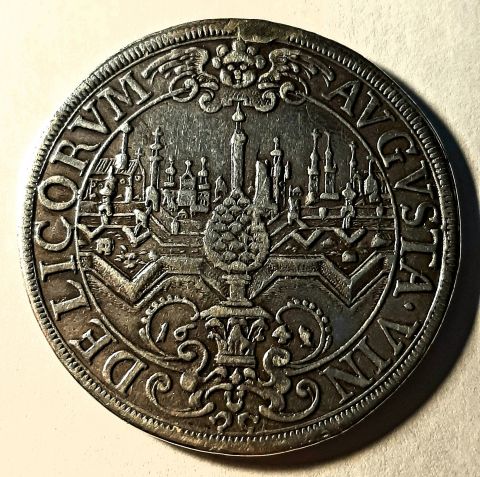 1 талер 1641 Аугсбург Священная Римская Империя AUNC-XF