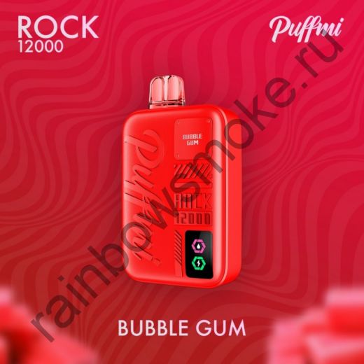 Электронная сигарета Puffmi Rock 12000 - Bubble Gum (Бабл Гам)
