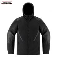 Куртка Icon Basehawk 2 кожа/текстиль, Черная