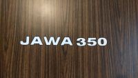 Наклейка "JAWA 350" (полоска) (вид 2)