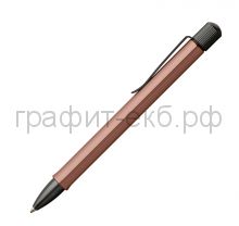 Ручка шариковая Faber-Castell Hexo бронзовый корпус 140584
