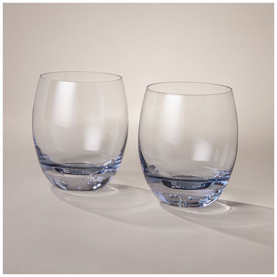 Набор стаканов для воды/сока из 2 шт "Bubles" blue 425 мл